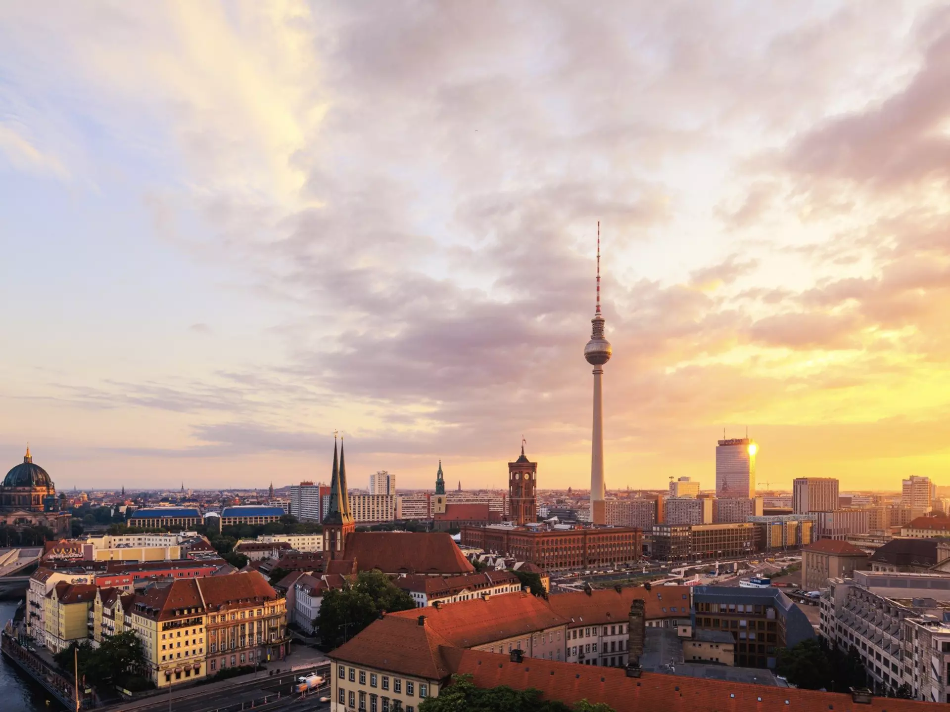 Berlin, Germany, at sunrise. Matthias Makarinus/Getty Images