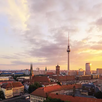Berlin, Germany, at sunrise. Matthias Makarinus/Getty Images