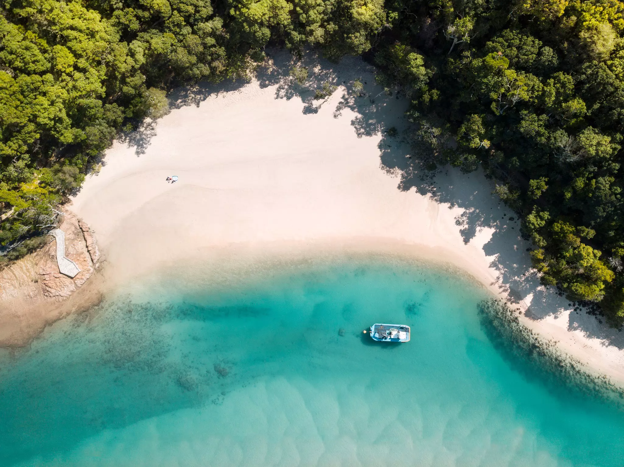 Tallebudgera Creek beach in the Gold Coast, Australia