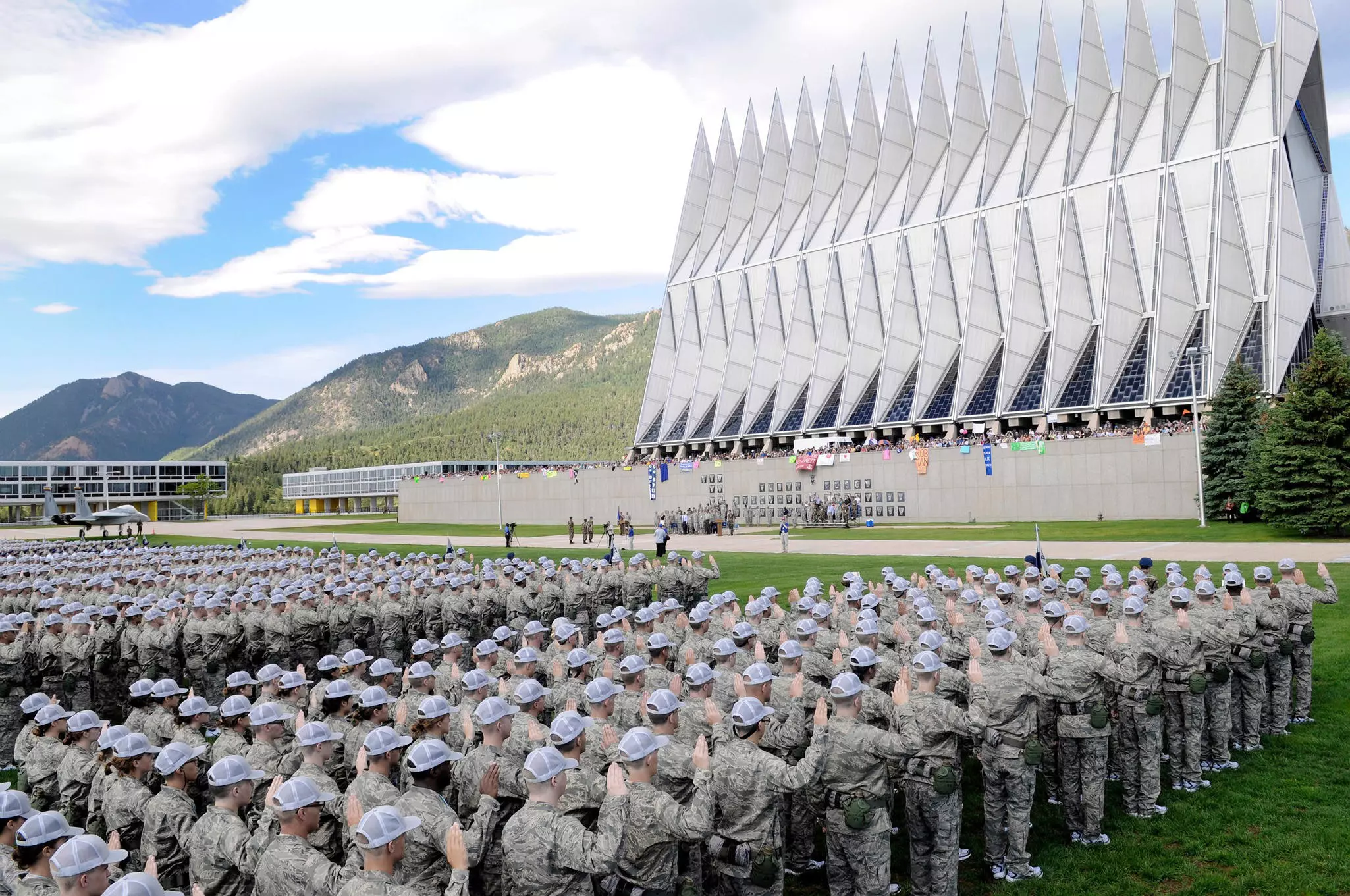 Cadet Chapel at the US Air Force Academy