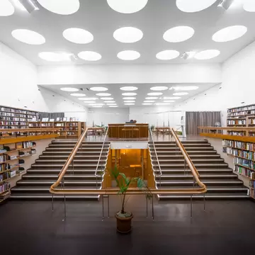 Vyborg, Russia, December 2019, Alvar Aalto Library; Shutterstock ID 1840071073;