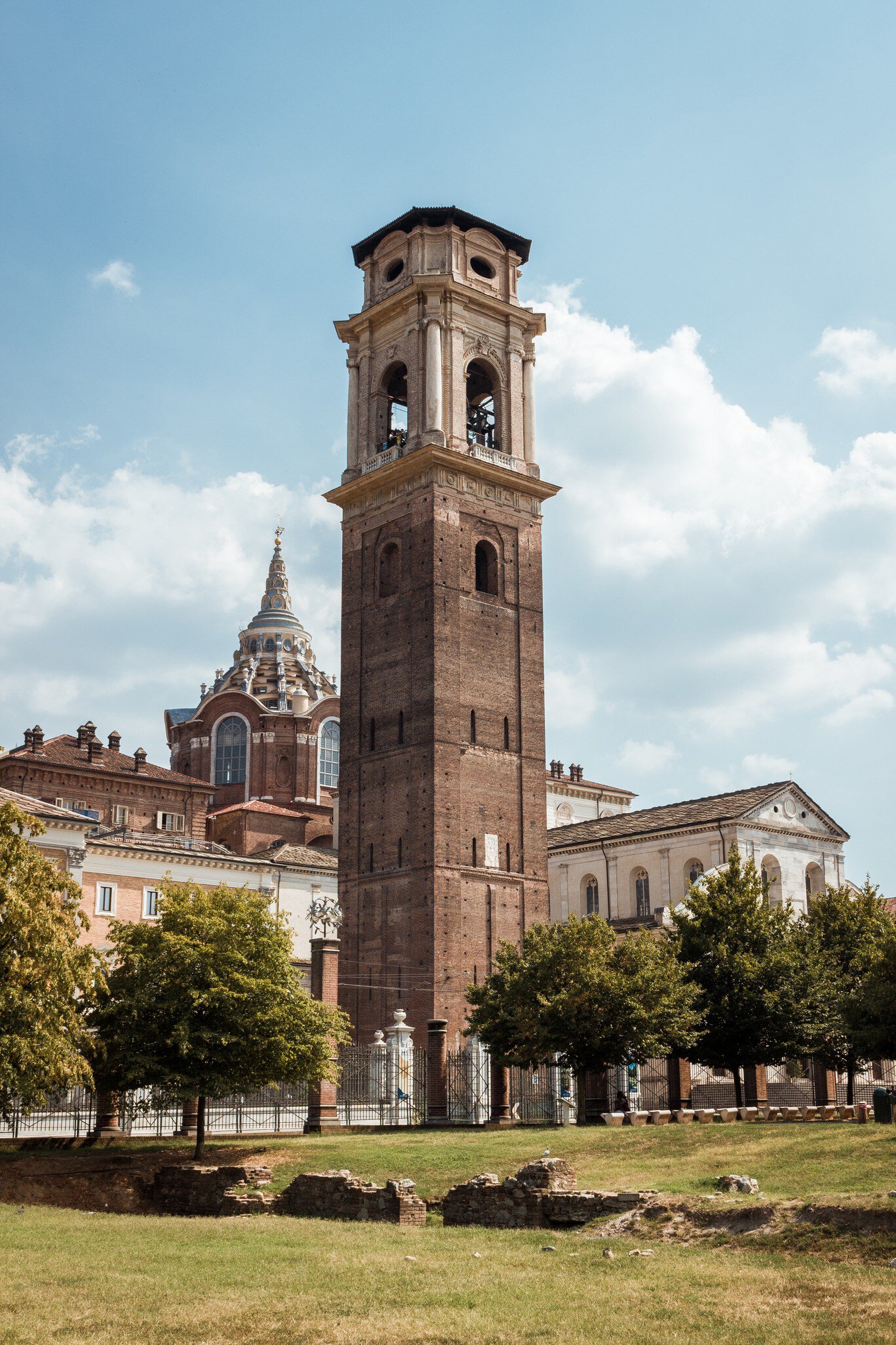 Bell Tower Cathedral of Saint John the Baptist in Turin.