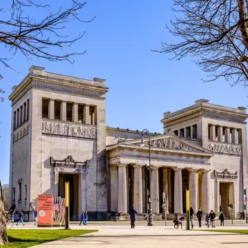 The famous Glyptothek art museum is in Koenigsplatz, Munich, Germany.