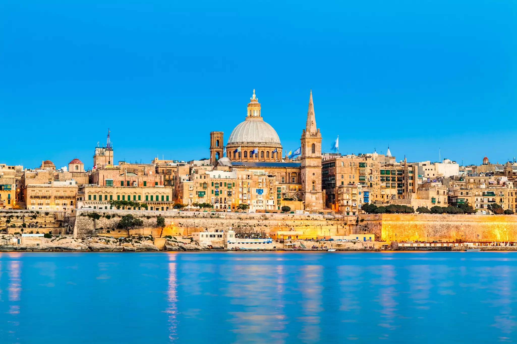 A coastal view of Malta