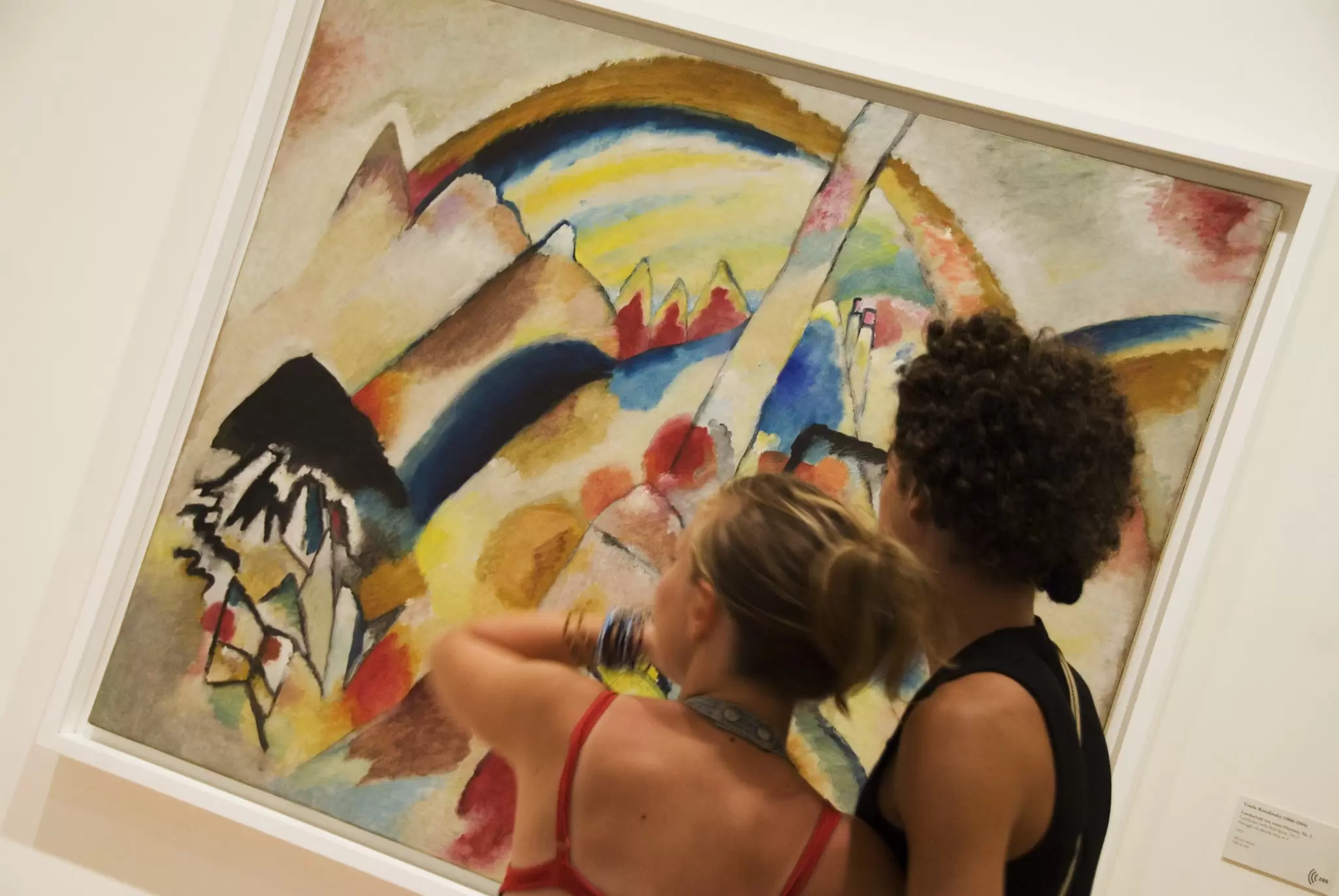 Visitors at the Guggenheim museum in New York