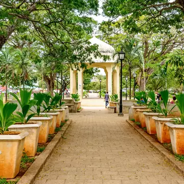 STONE TOWN, ZANZIBAR - August 14: Forodhani Gardens in Zanzibar, Tanzania on August 14, 2017. It is known as Jubilee Gardens and Forodhani Park.; Shutterstock ID 715540387;