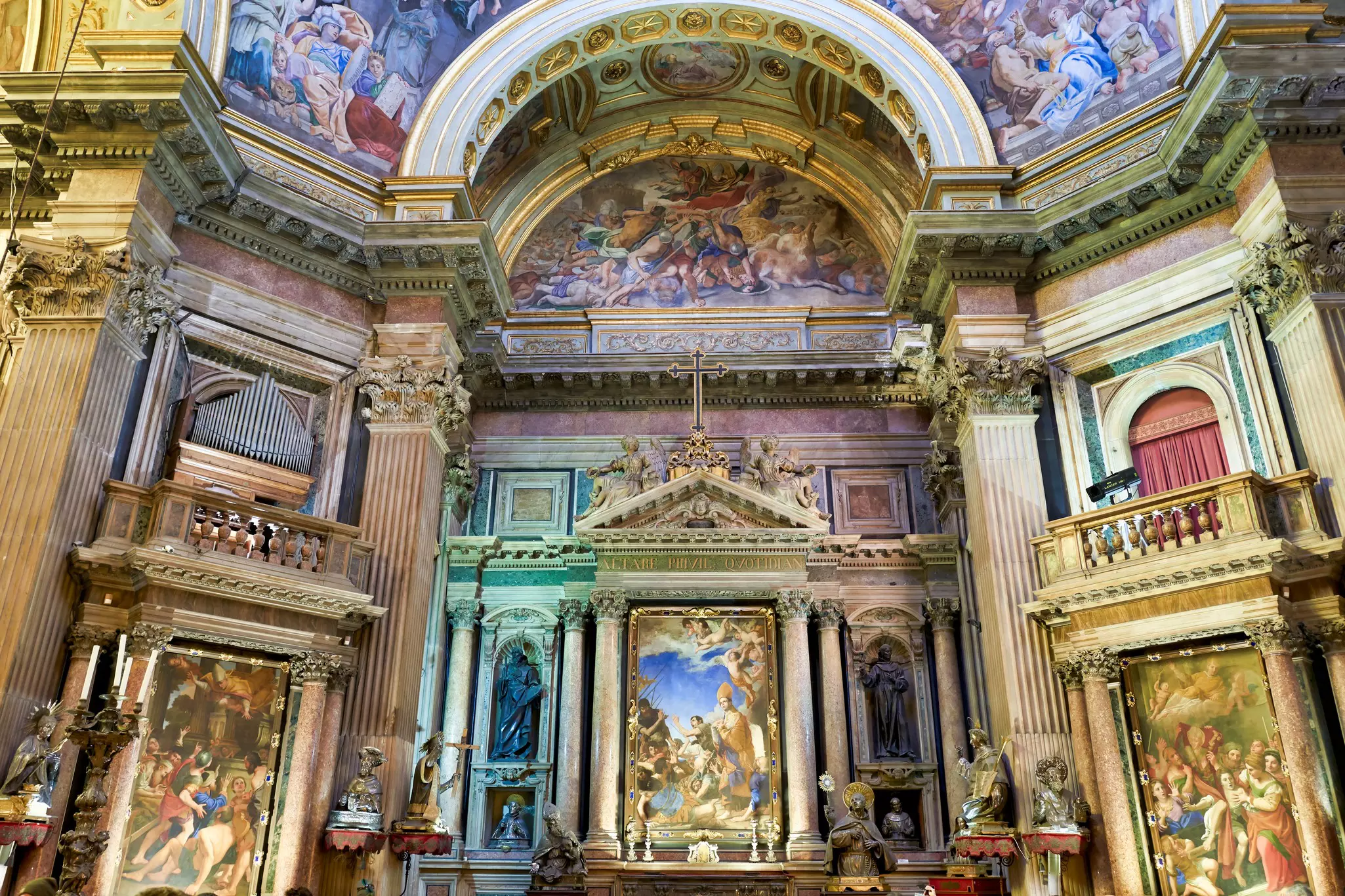 Naples Campania Italy. Naples Cathedral (Duomo di Napoli, Cattedrale di Santa Maria Assunta or Cattedrale di San Gennaro) is a Roman Catholic cathedral, the main church of Naples. Naples Italy.