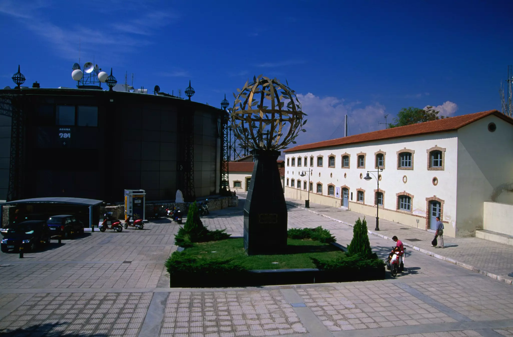 The former gasworks are now a cultural center and park in Gazi