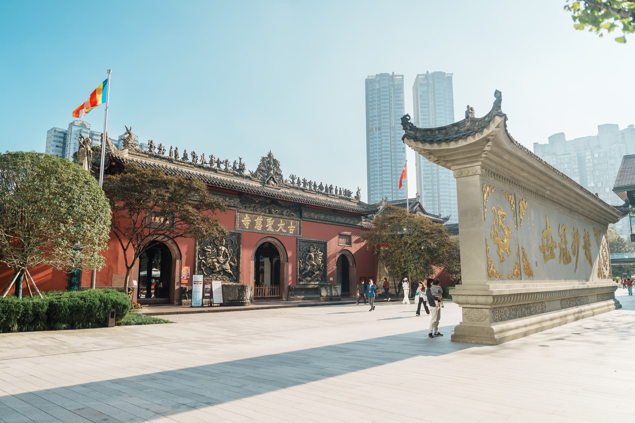 Daci Temple is a Buddhist temple in Chengdu, China, known for its long history and peaceful atmosphere.  27 October 2025, Chengdu, China, License Type: media, Download Time: 2026-08-26T15:35:18.000Z, User: LP_NZhan, Editorial: true, purchase_order: 65050 - Digital Destinations and Articles, job: App Content, client: Lonely Planet App, other: Nadine Zhan 