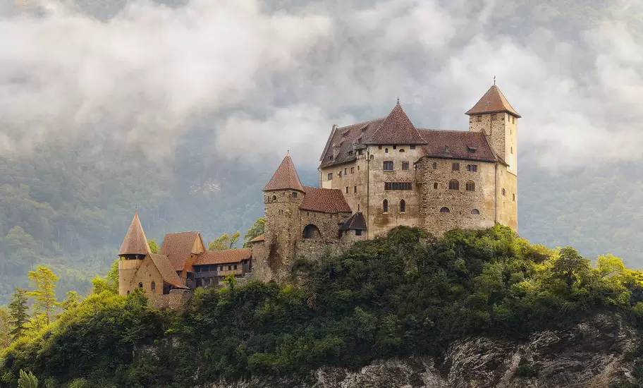 Gutenberg Castle in Balzers, Liechtenstein