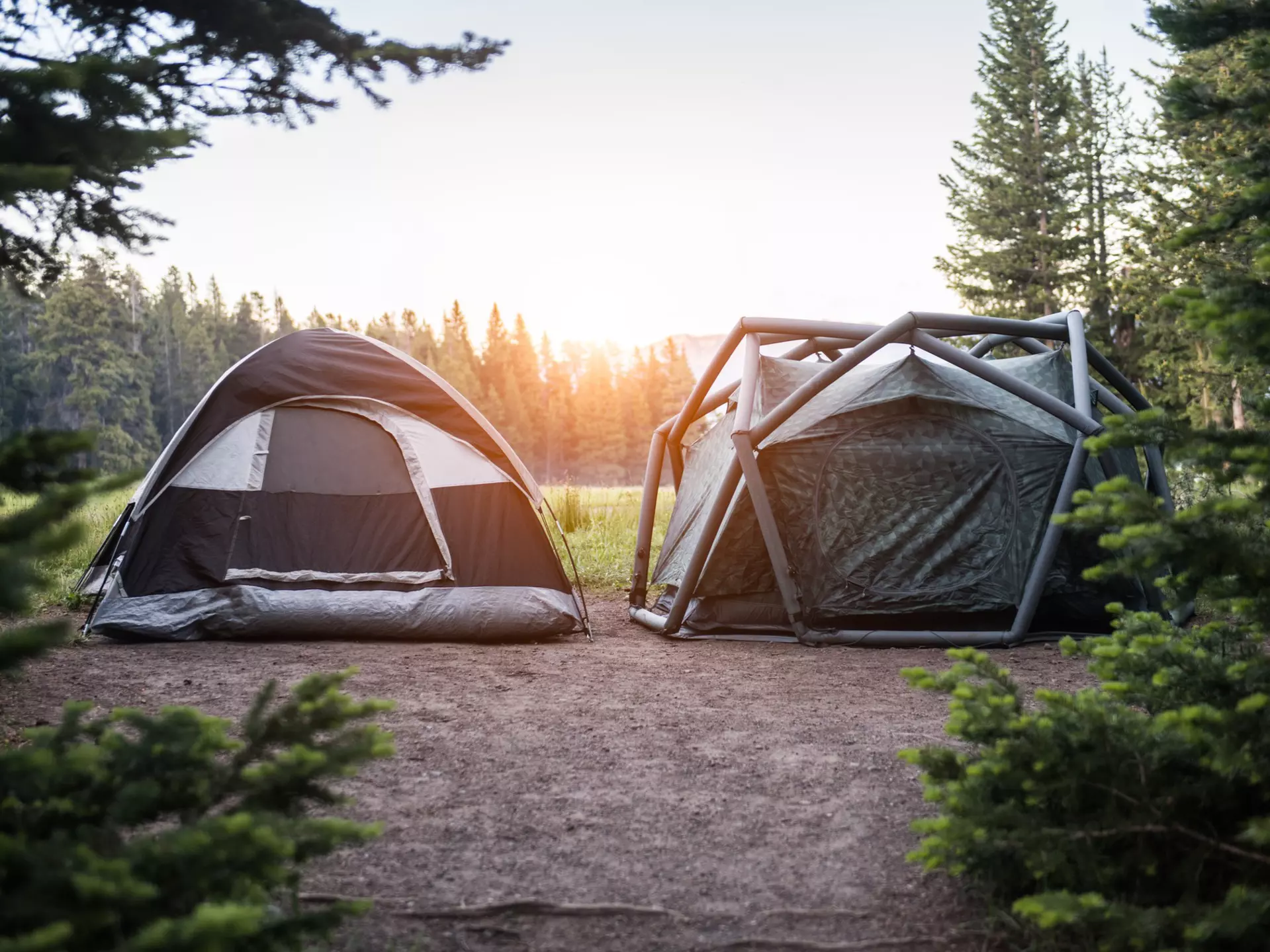 Two modern tents on campsite in Yellowstone National park at sunset time
1163642492
trees, area, rest, sunshine, backcountry, trail, green, background, activity, vacation, landscape, camp, leisure, holiday, wild, field, hike, natural, yellowstone,...