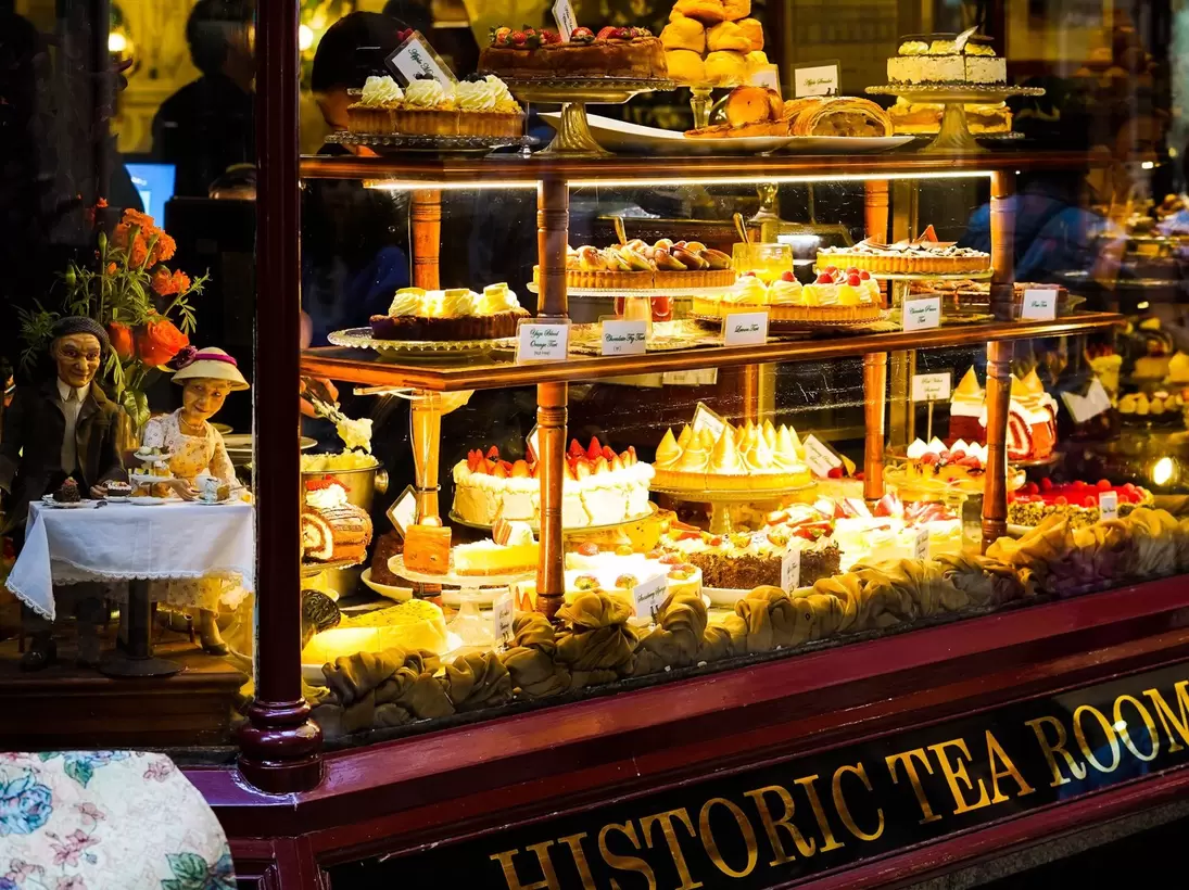 The Tea Rooms 1892, The Block Arcade, Melbourne, Victoria, Australia.