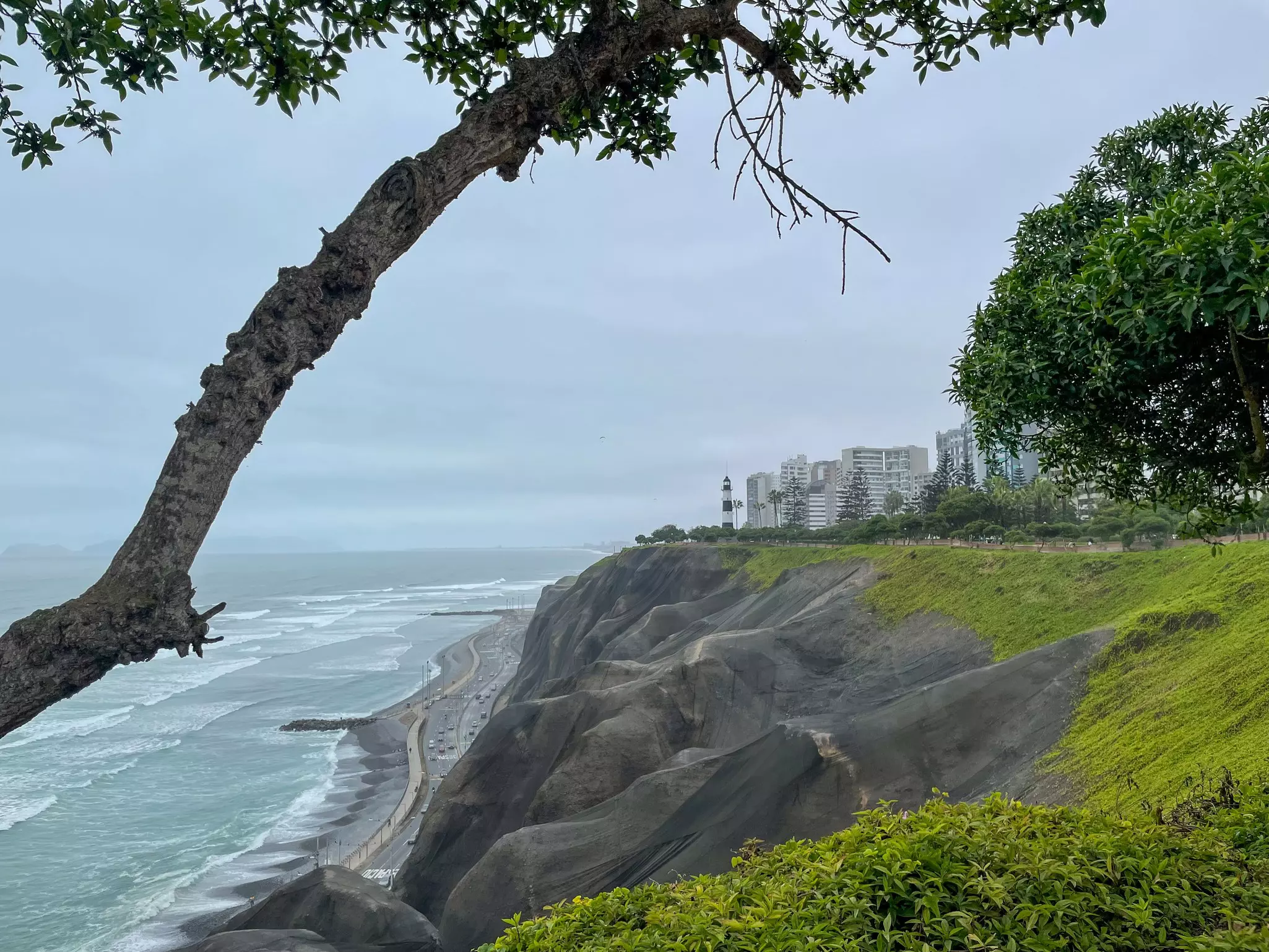 The free malecón boardwalk follows the clifftops in Lima © Lonely Planet