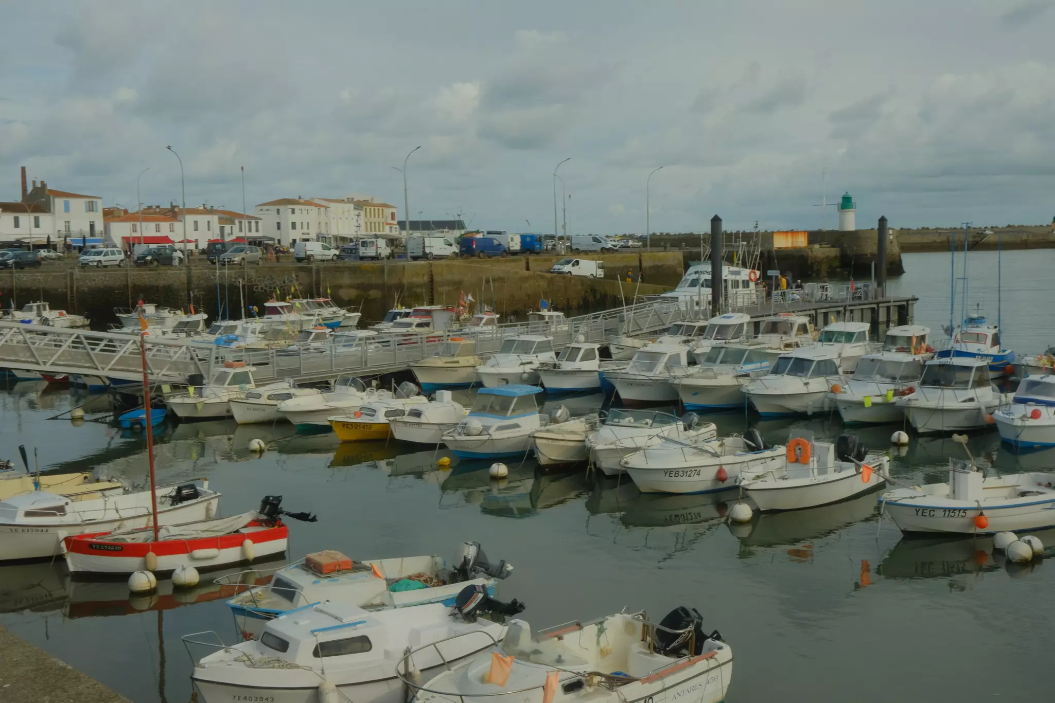 Port of Île d'Yeu in the Vendée region of France