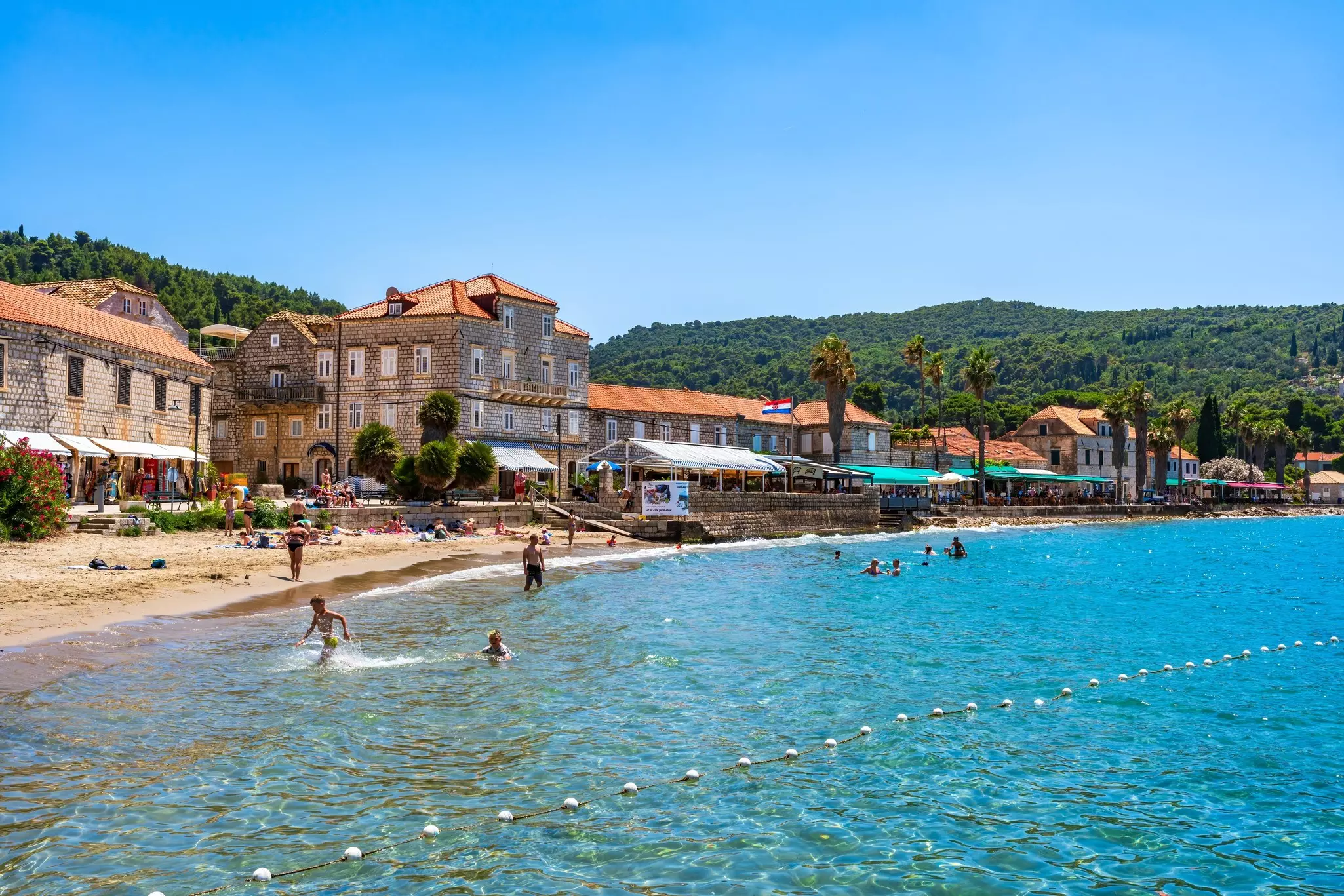 Cool off in the Adriatic Sea around Lopud. BBA Photography/Shutterstock