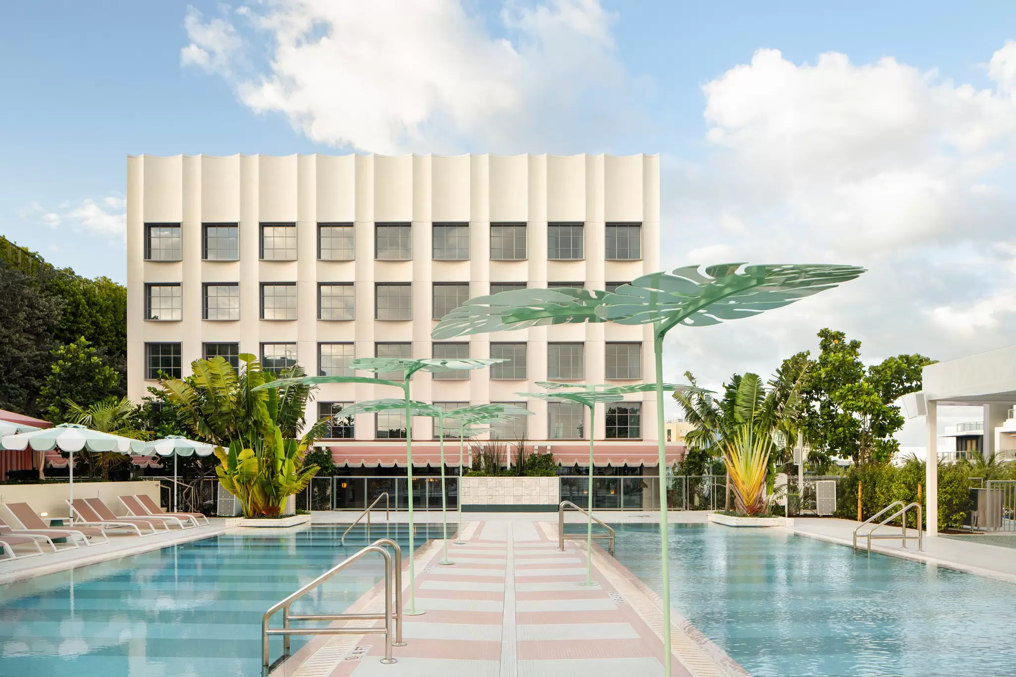 The pool at The Goodtime Hotel. The Goodtime Hotel