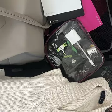 Mophie chargers and other tech packing