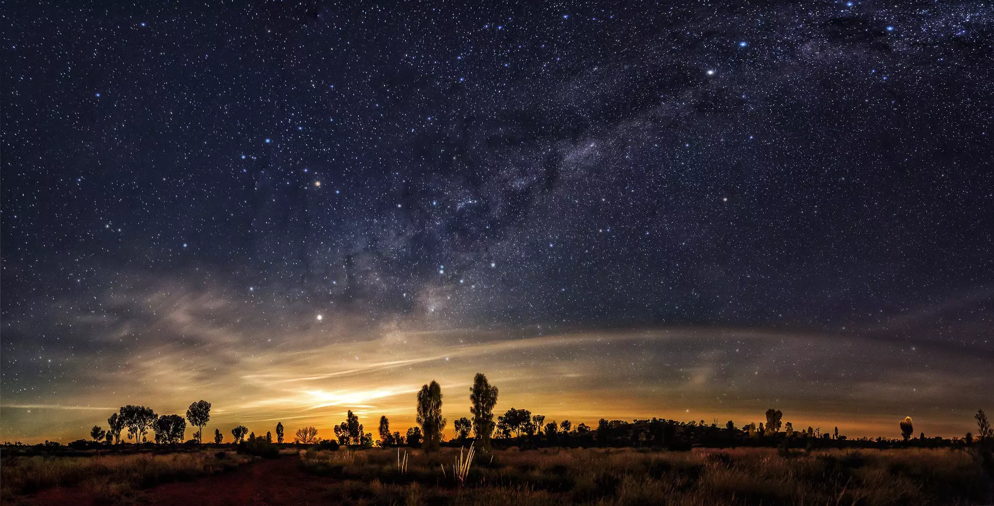 Clearly milky way found in Australia's outback.