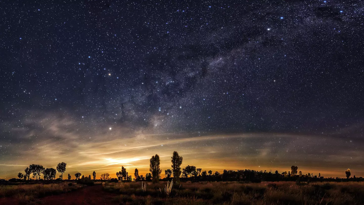 Clearly milky way found in Australia's outback.