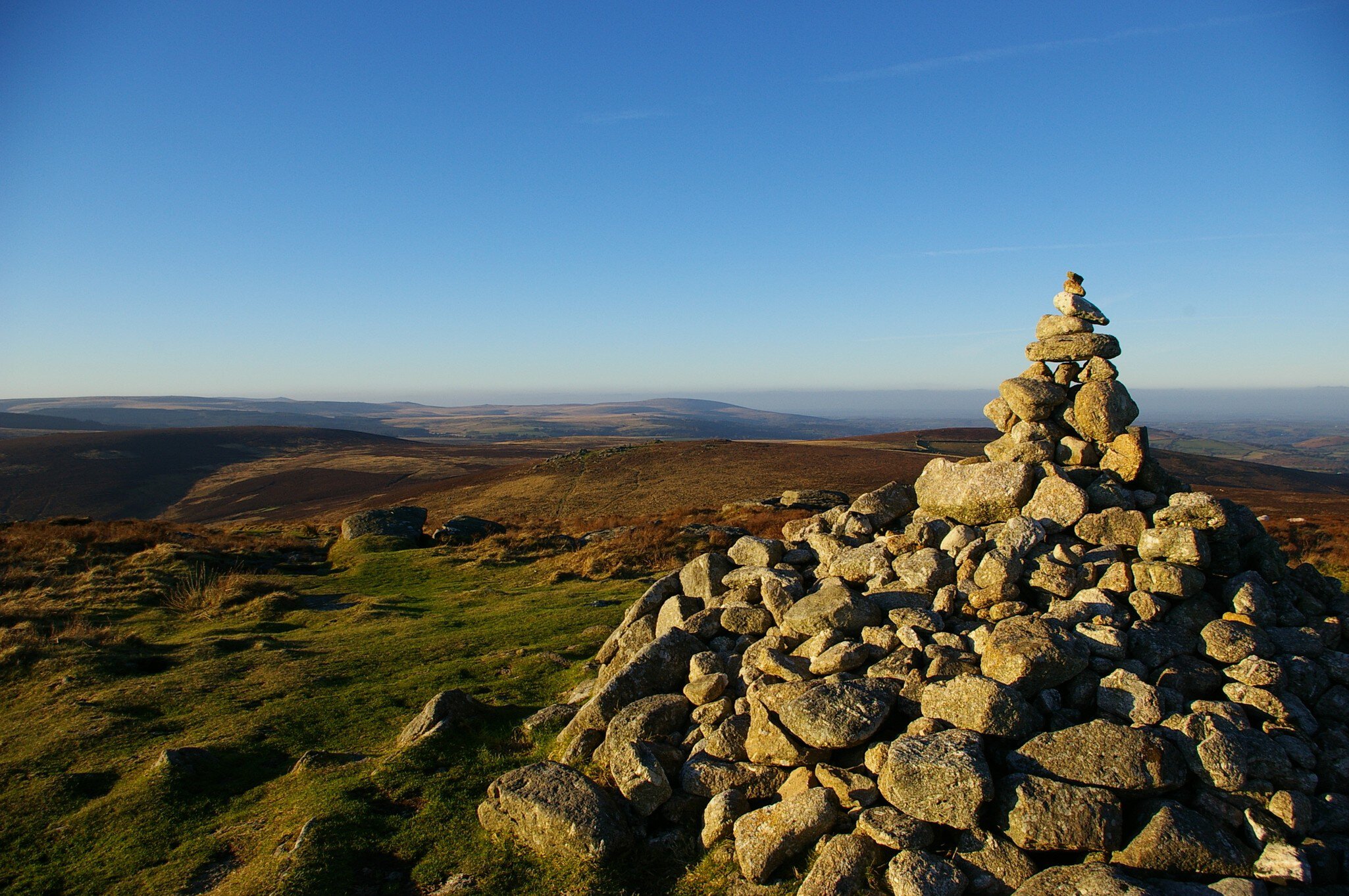 Tors pepper Dartmoor, in Devon