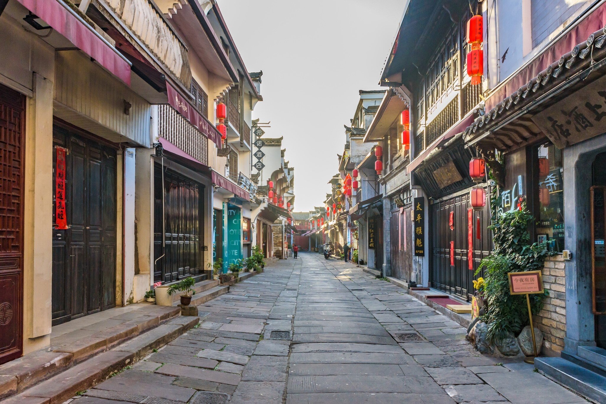 HuANGSHAN, CHINA - NOV 29, 2025: Tunxi Old Street, Anhui Province, China., License Type: media, Download Time: 2026-09-02T17:22:06.000Z, User: LP_NZhan, Editorial: true, purchase_order: 65050 - Digital Destinations and Articles, job: App Content, client: Lonely Planet App, other: Nadine Zhan 