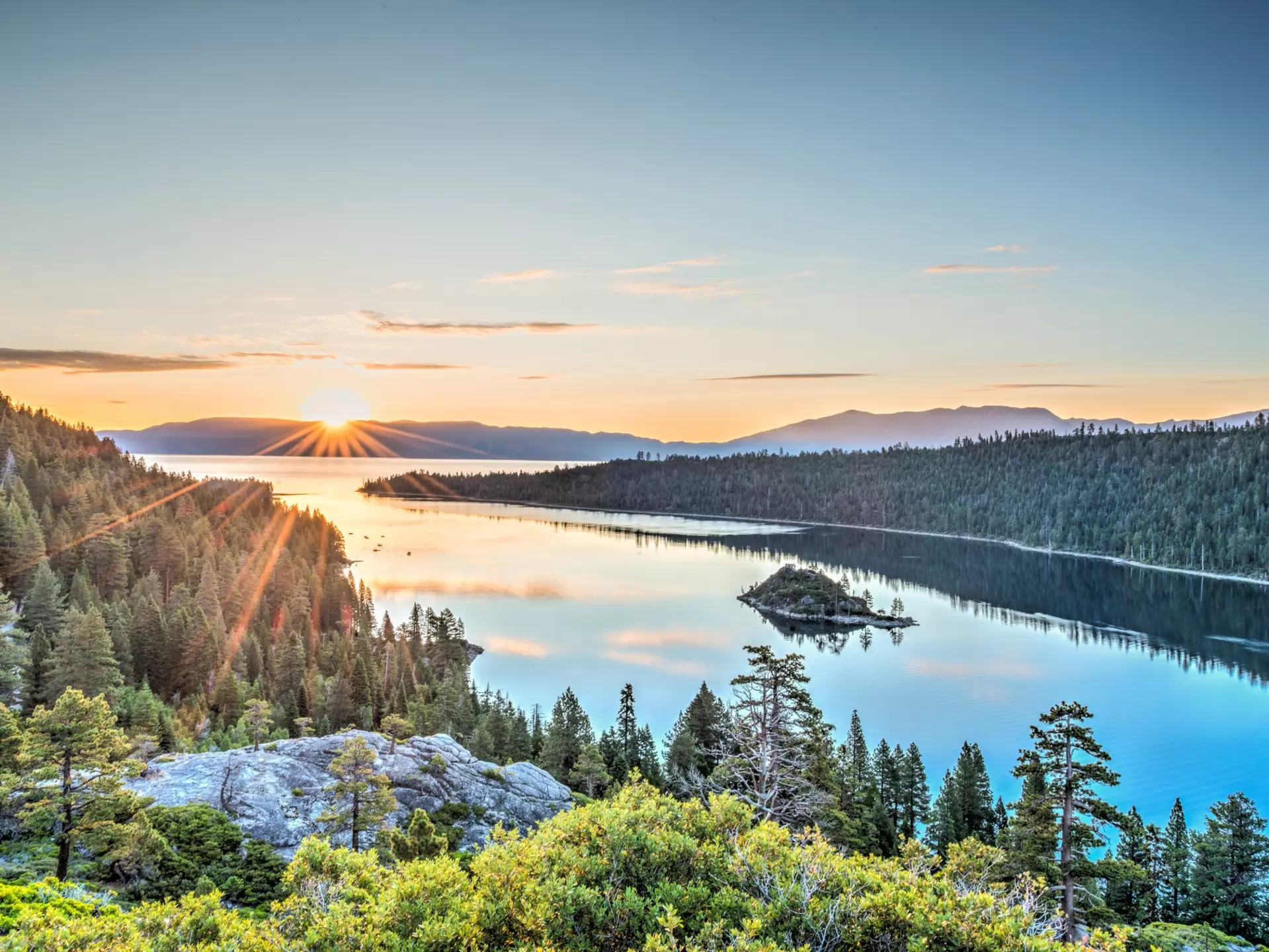 Lake Tahoe is perhaps best on display when viewed from its southern shore, and its natural gifts are not taken for granted. Getty Images