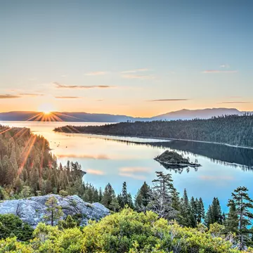 Lake Tahoe is perhaps best on display when viewed from its southern shore, and its natural gifts are not taken for granted. Getty Images