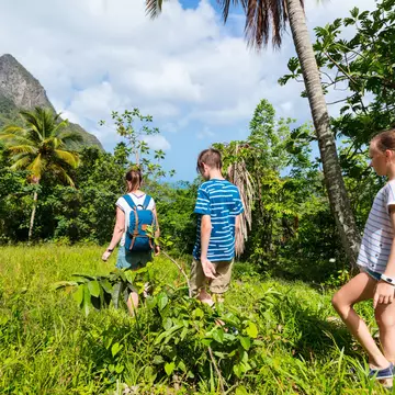 Get the kids into nature and away from their screens on a family trip to St Lucia © BlueOrange Studio / Shutterstock