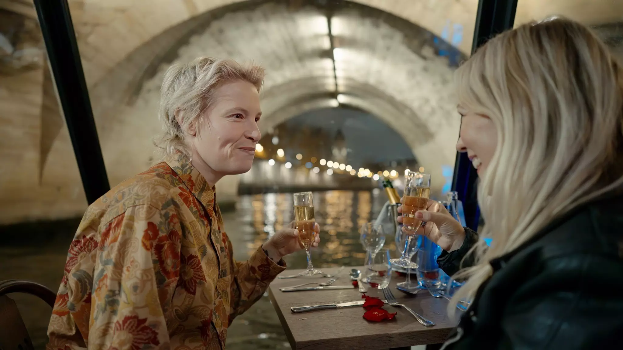 End the day on the Seine aboard a romantic cruise as you savor a gourmet French dinner © Craig Waxman, Polysphere Creative, for Lonely Planet