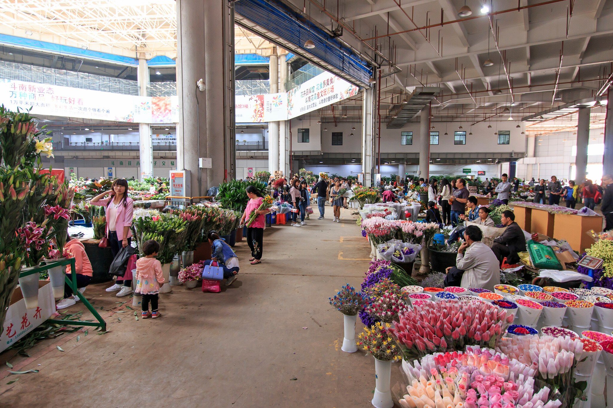 GettyImages-613840926.jpg
People at the Kunming Dounan Flower Market the biggest flower market in Asia