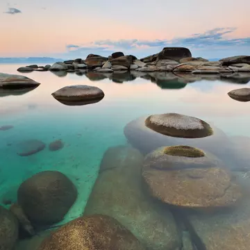 Lake Tahoe's alpine waters are the clearest they have been in decades. © Ropelato Photography; EarthScapes/Getty Images