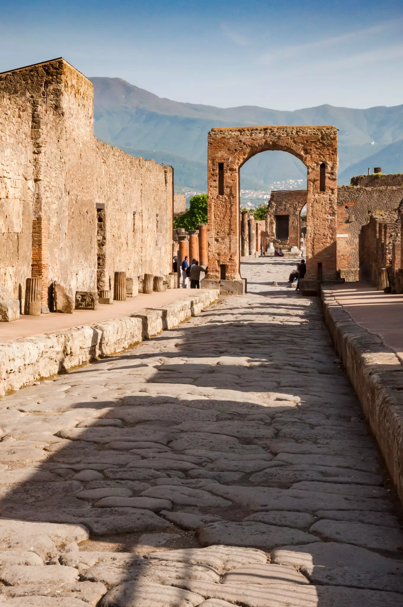 Archeaological site of Pompeii, near Naples, Italy