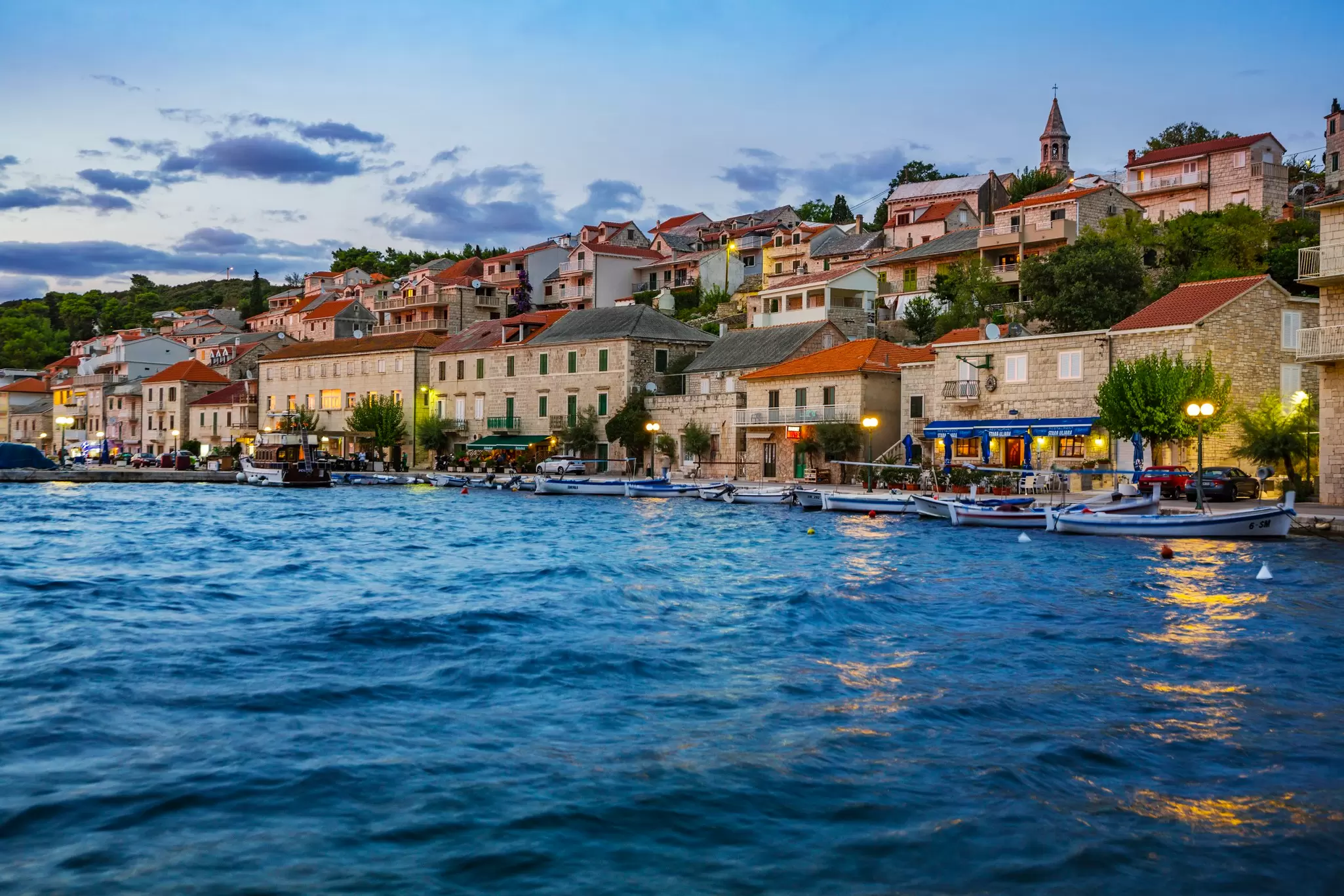 Povlja town, Brac, Dalmatia, Croatia, Europe
858534848