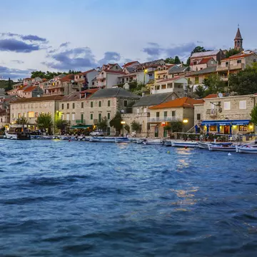 Povlja town, Brac, Dalmatia, Croatia, Europe
858534848