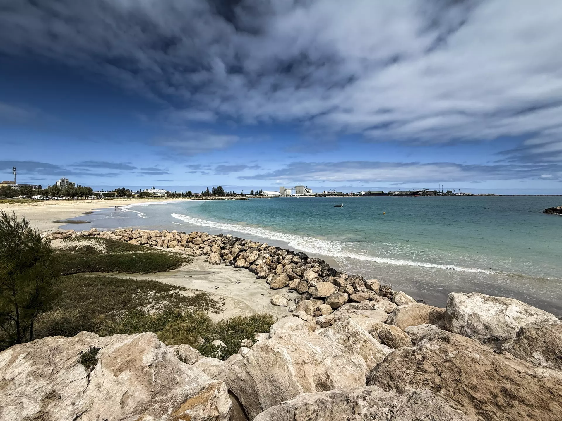 Family-friendly Town Beach, Geraldton, Western Australia