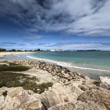 Family-friendly Town Beach, Geraldton, Western Australia