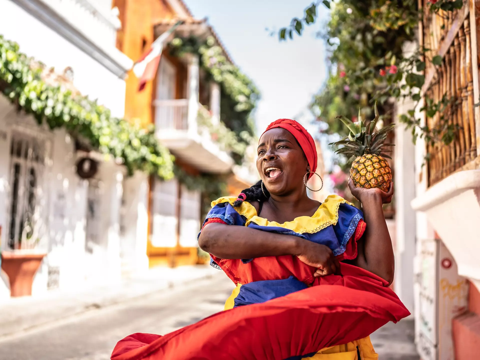 Celebrate the culture of the Palenquero people in San Basilio de Palenque. Getty Images