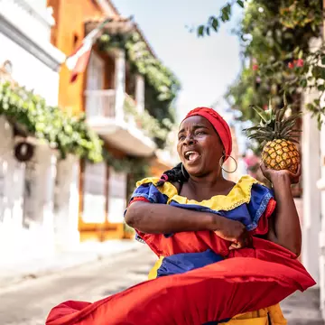 Celebrate the culture of the Palenquero people in San Basilio de Palenque. Getty Images