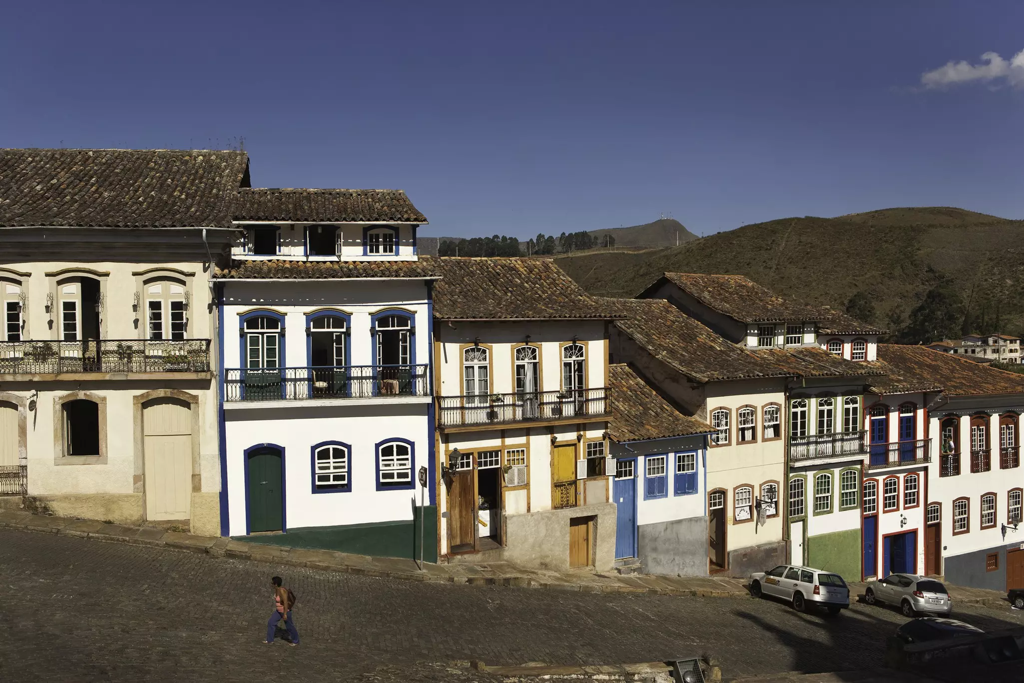 The town of Ouro Preto is known for its steep cobbled streets © Danny Lehman / Getty Images