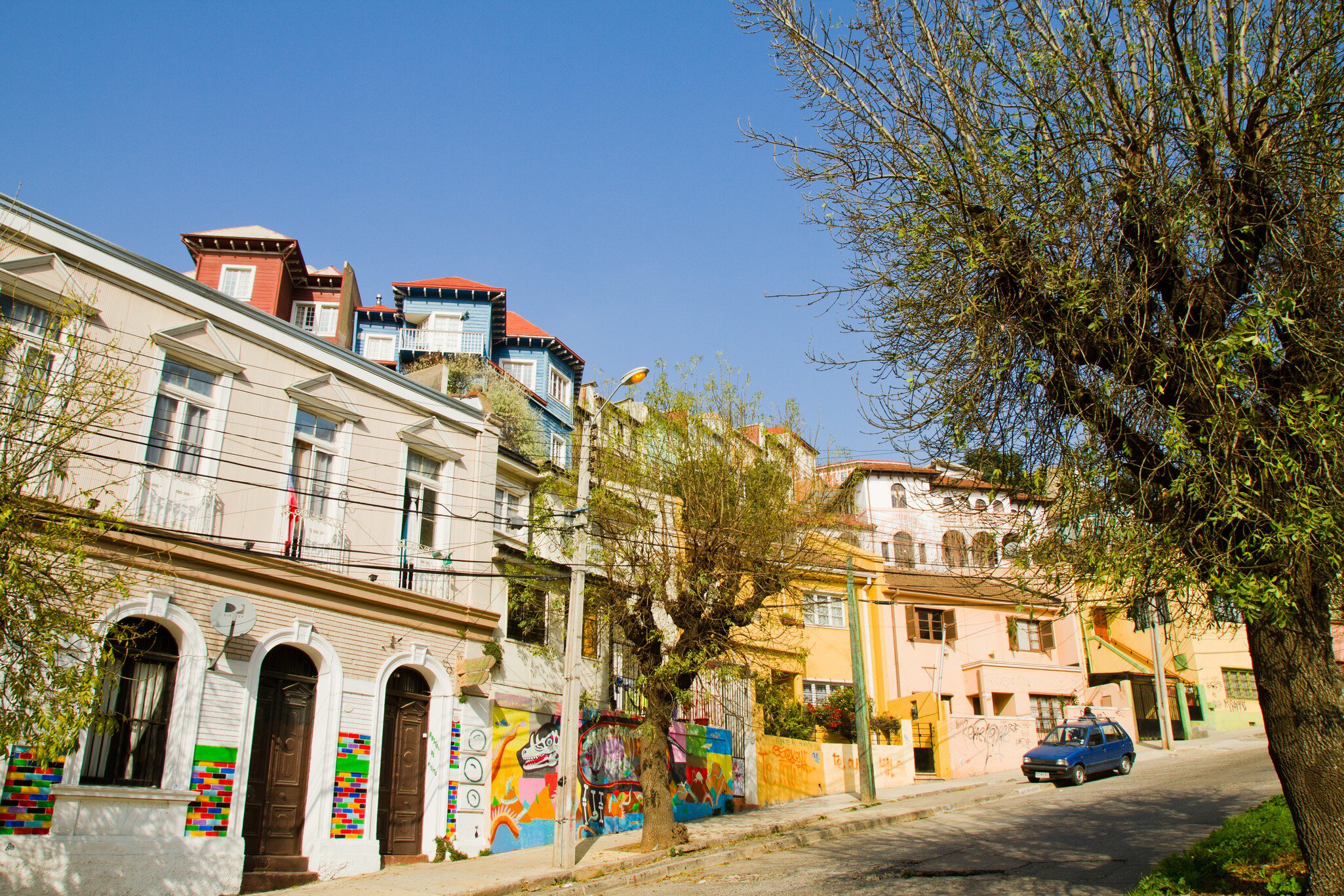 VALPARAISO - JUNE 09: Streets in  Concepcion and Alegre districts of the protected UNESCO World Heritage Site of Valparaiso on June 9, 2013 in Valparaiso, Chile  License Type: media  Download Time: 2022-02-16T18:25:14.000Z  User: lonelyplanetmedia  Is Editorial: Yes  purchase_order: