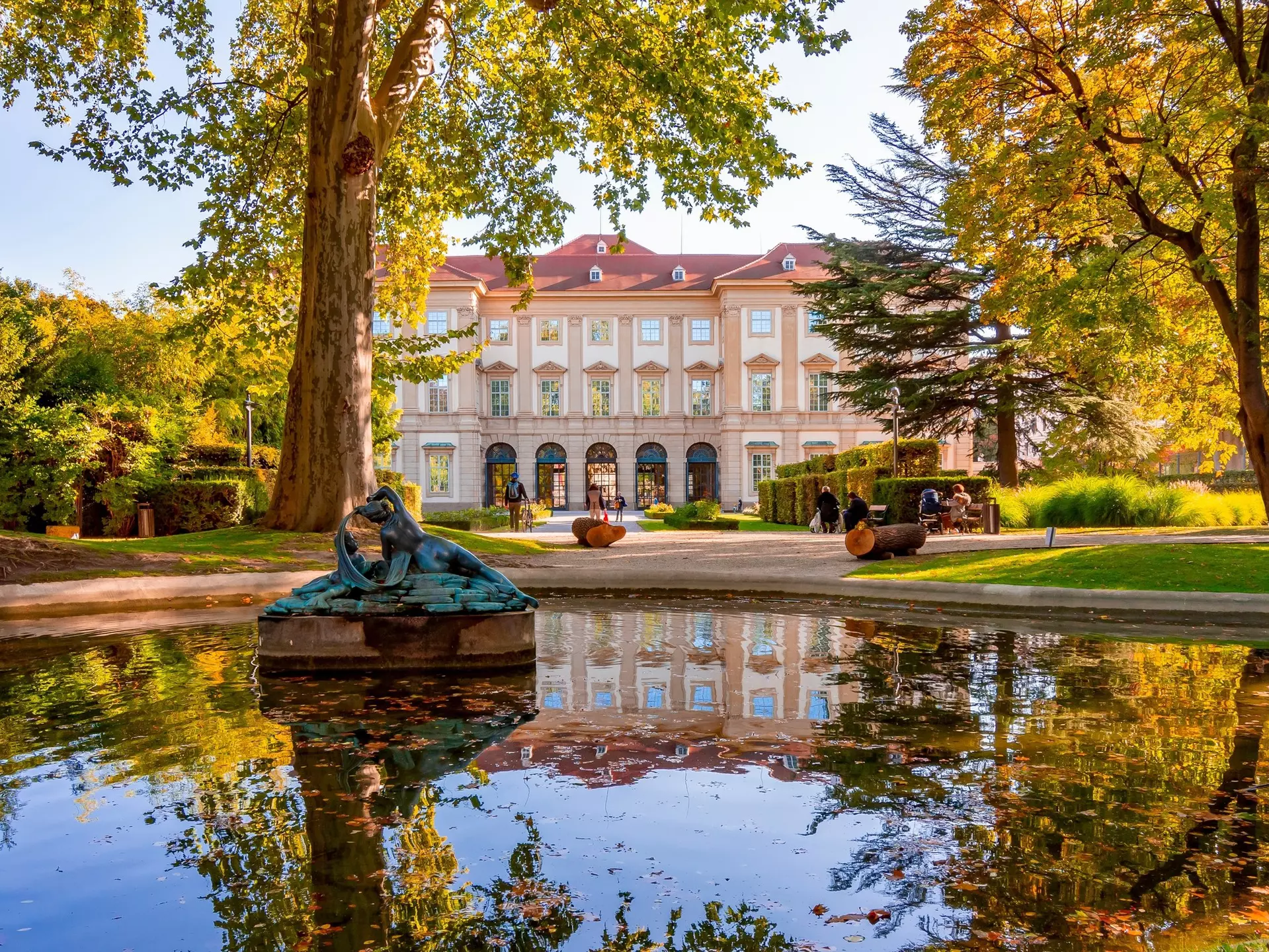 Stadtpalais Liechtenstein in Vienna in autumn. AustriaMistervlad/Shutterstock