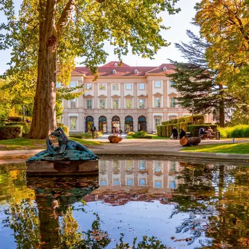 Stadtpalais Liechtenstein in Vienna in autumn. AustriaMistervlad/Shutterstock
