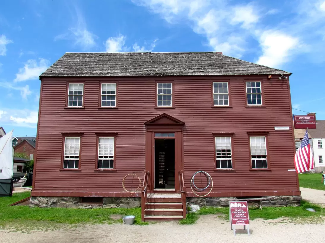 Portsmouth, NH - August 3 2013: View of the Jones House at the Strawbery Banke Museum; Shutterstock ID 1600935079; your: Bridget Brown; gl: 65050; netsuite: Online Editorial; full: POI Image Update