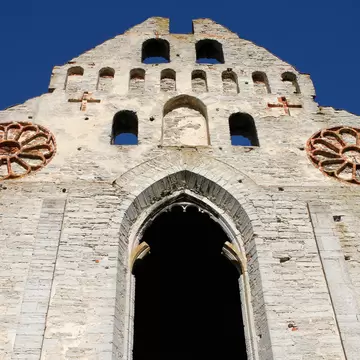 Medieval St Nicolai Church ruin in Visby, Gotland Island, Sweden., License Type: media, Download Time: 2026-06-05T18:30:24.000Z, User: LP_NZhan, Editorial: false, purchase_order: 65050 - Digital Destinations and Articles, job: App Content, client: Lonely Planet, other: Nadine Zhan