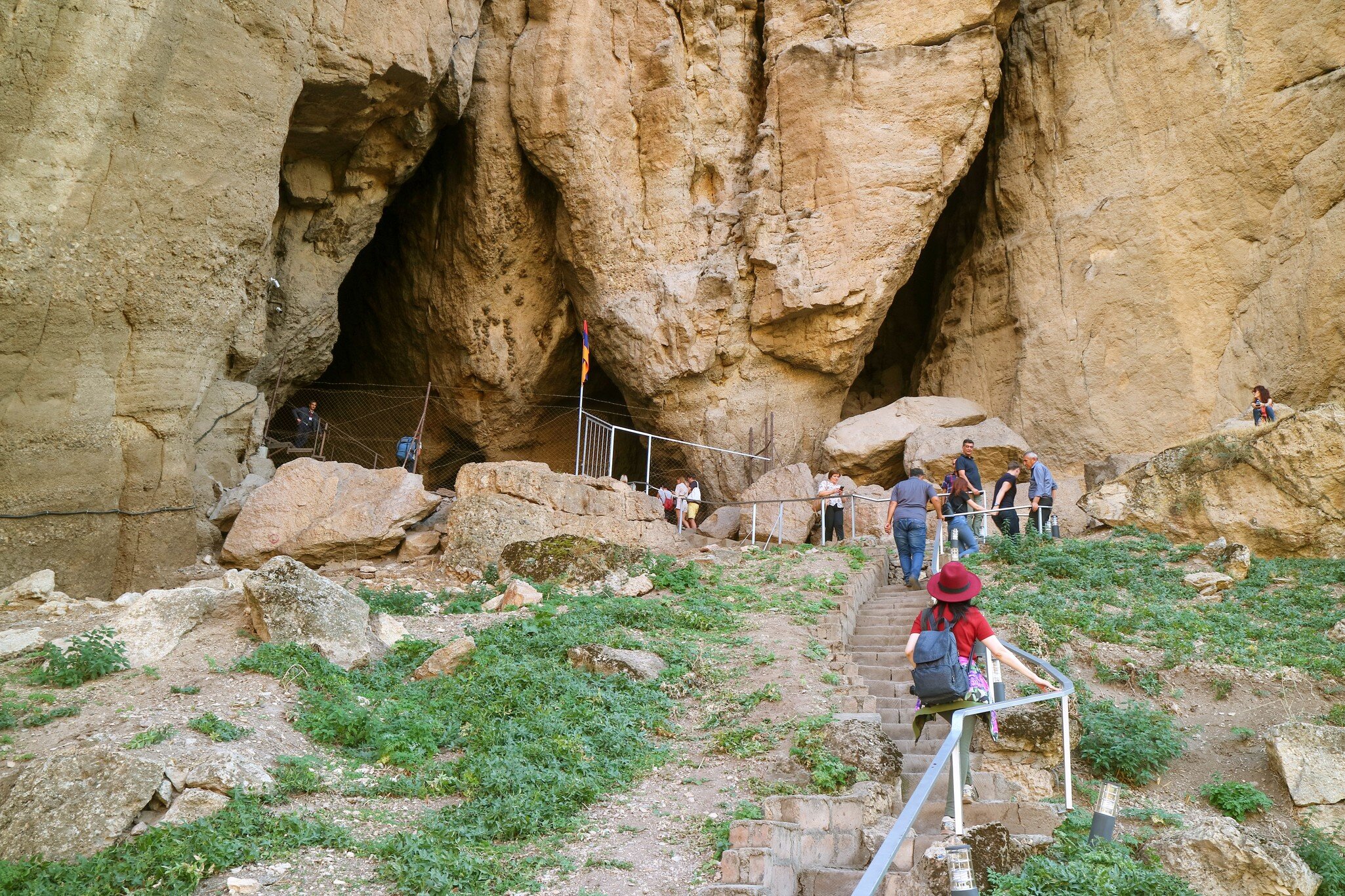 Entrance to the Areni-1 Cave, a 6100-year-old Winery Discovered in this Cave, the Village of Areni, Archaeological site in Vayots Dzor Province of Armenia, 5th Oct 2019; Shutterstock ID 1628242591; full: 65050; gl: 65050; netsuite: poi; your: Barb...