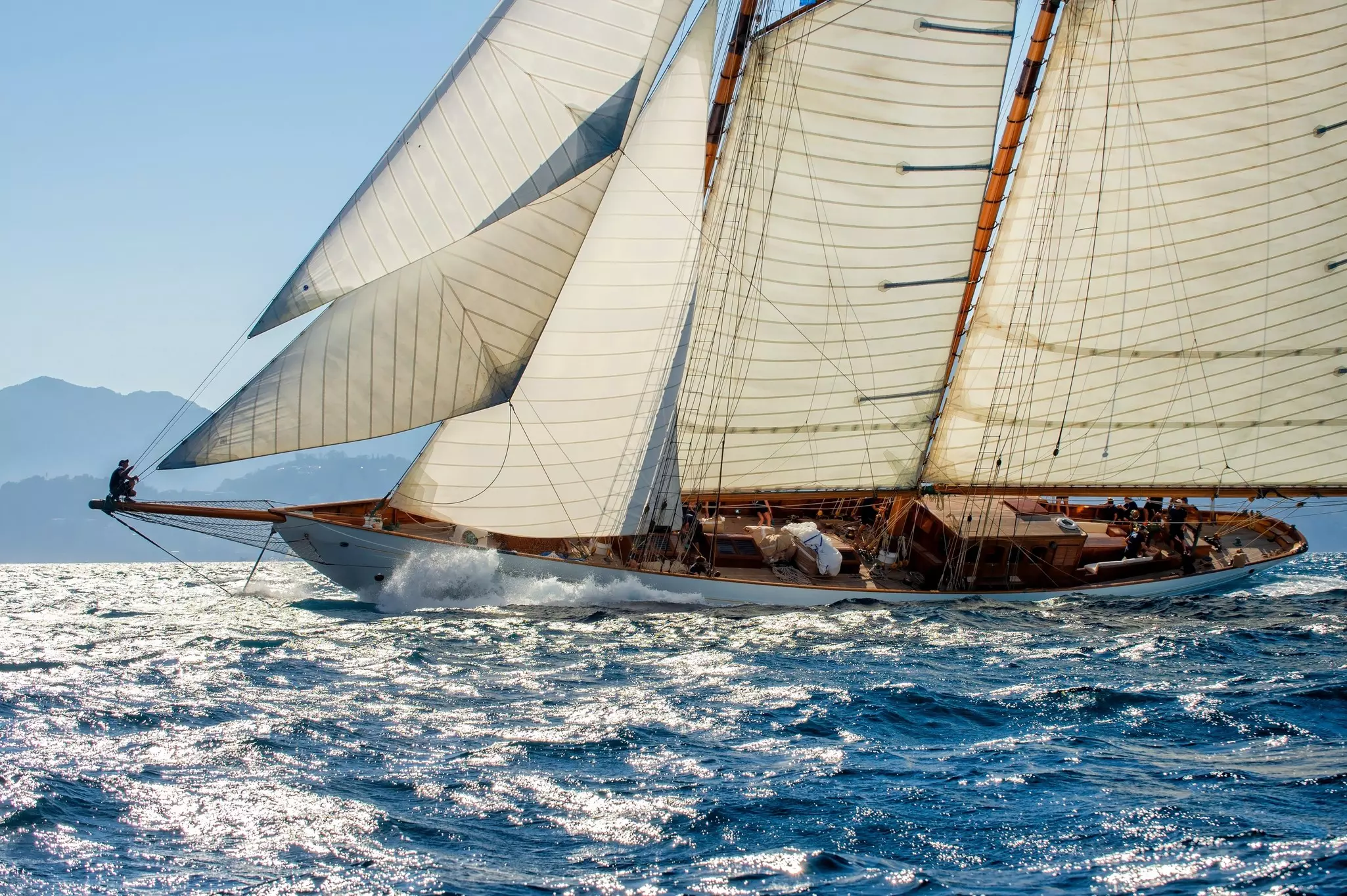Sailing yachts regatta. Yachting. Sailing race Antibes, Cannes, France