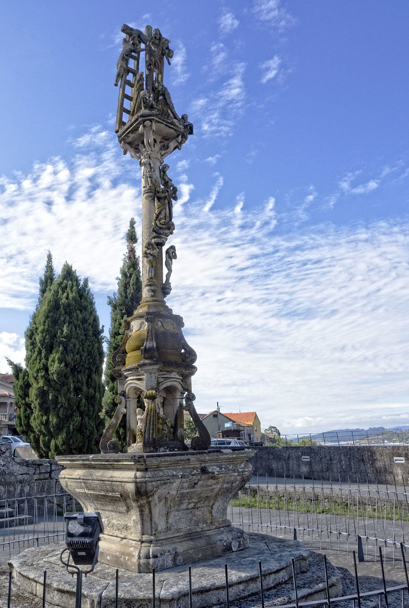 View of the Cruceiro do Hío in Spain.