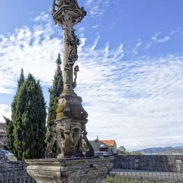 View of the Cruceiro do Hío in Spain.