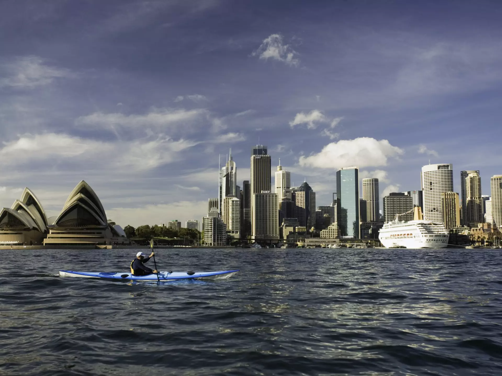 Sydney is best experienced on the water - book a tour to paddle, kayak or surf-ski in one of the most iconic harbors in the world © Michele Westmorland / Getty Images