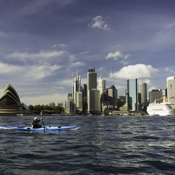 Sydney is best experienced on the water - book a tour to paddle, kayak or surf-ski in one of the most iconic harbors in the world © Michele Westmorland / Getty Images
